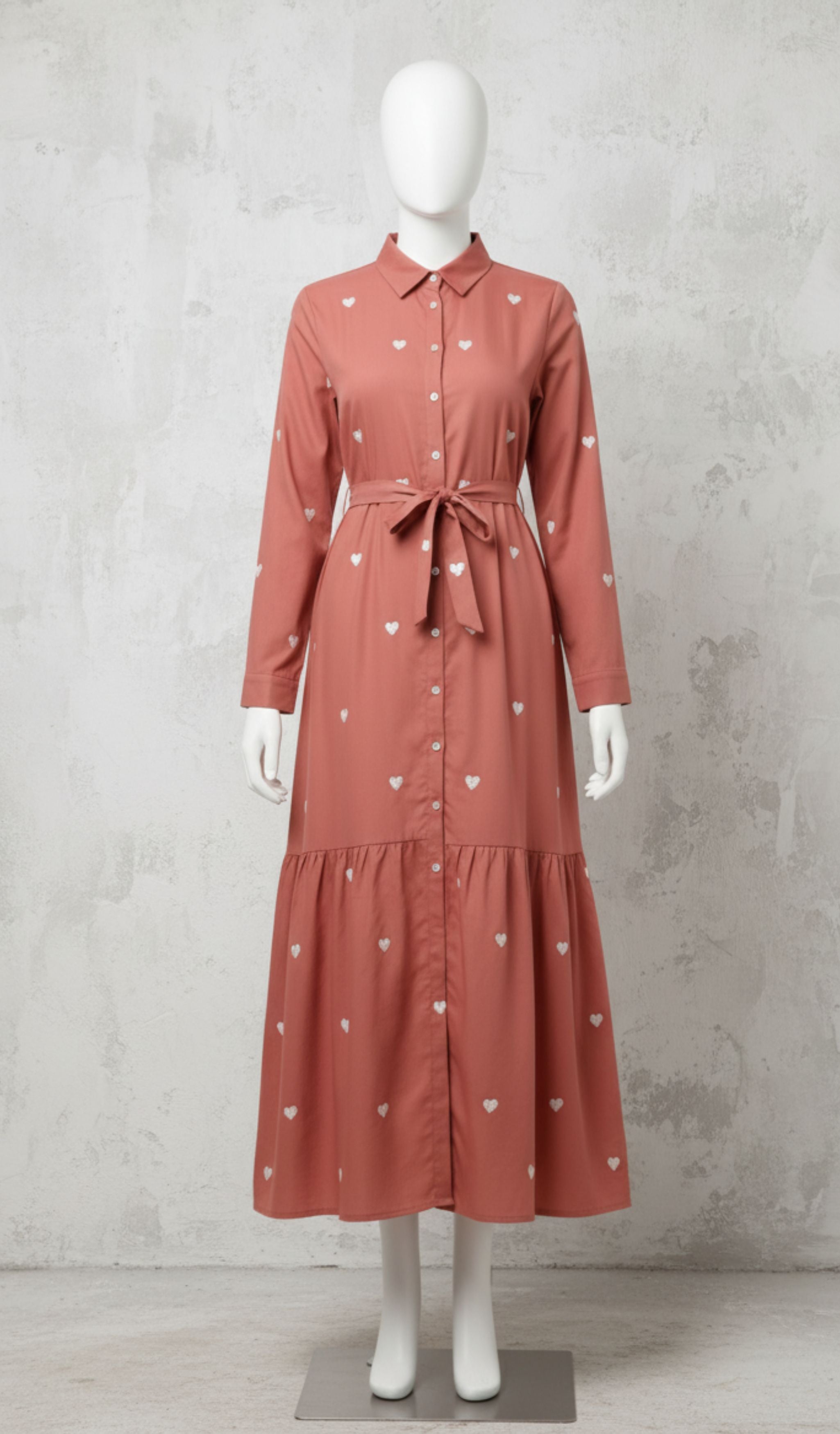 Pink Latest Design Cool Long Dress for Women Stylish